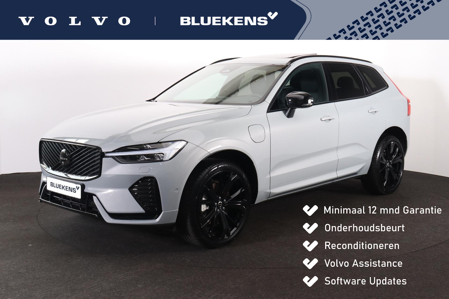Volvo XC60 - T6 Recharge AWD Plus Black Edition - Panorama/schuifdak - IntelliSafe Assist & Surround - - AutoWereld.nl