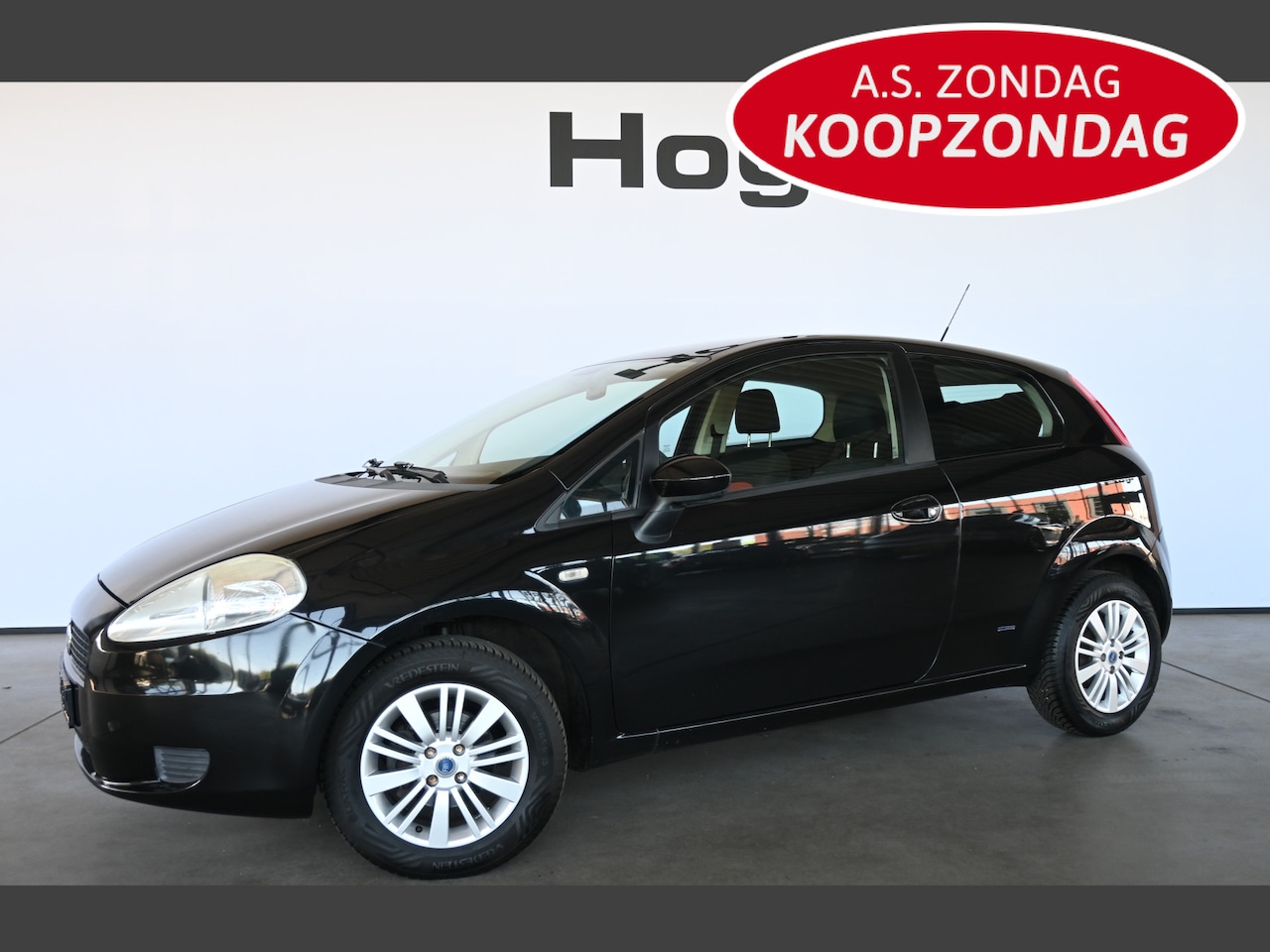 Fiat Grande Punto - 1.4 Dynamic Nap Airco Lichtmetaal Stuurbekrachtiging Rijklaarprijs Inruil Mogelijk! - AutoWereld.nl