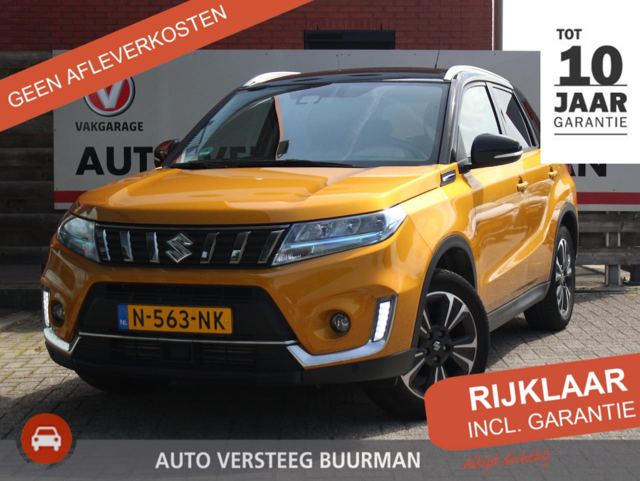 Suzuki Vitara - 1.4 Boosterjet Style Smart Hybrid Apple Carplay/Android Auto, Achteruitrijcamera, Parkeers - AutoWereld.nl