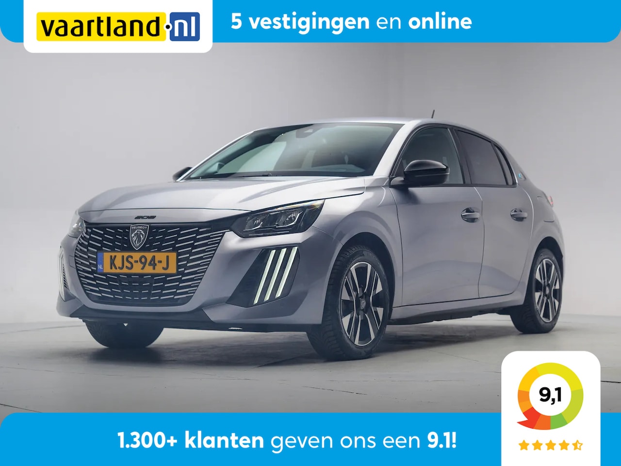 Peugeot e-208 - EV Allure 50 kWh NW-Model 3-Fase [ Navi Stoelverwarming LED ] - AutoWereld.nl