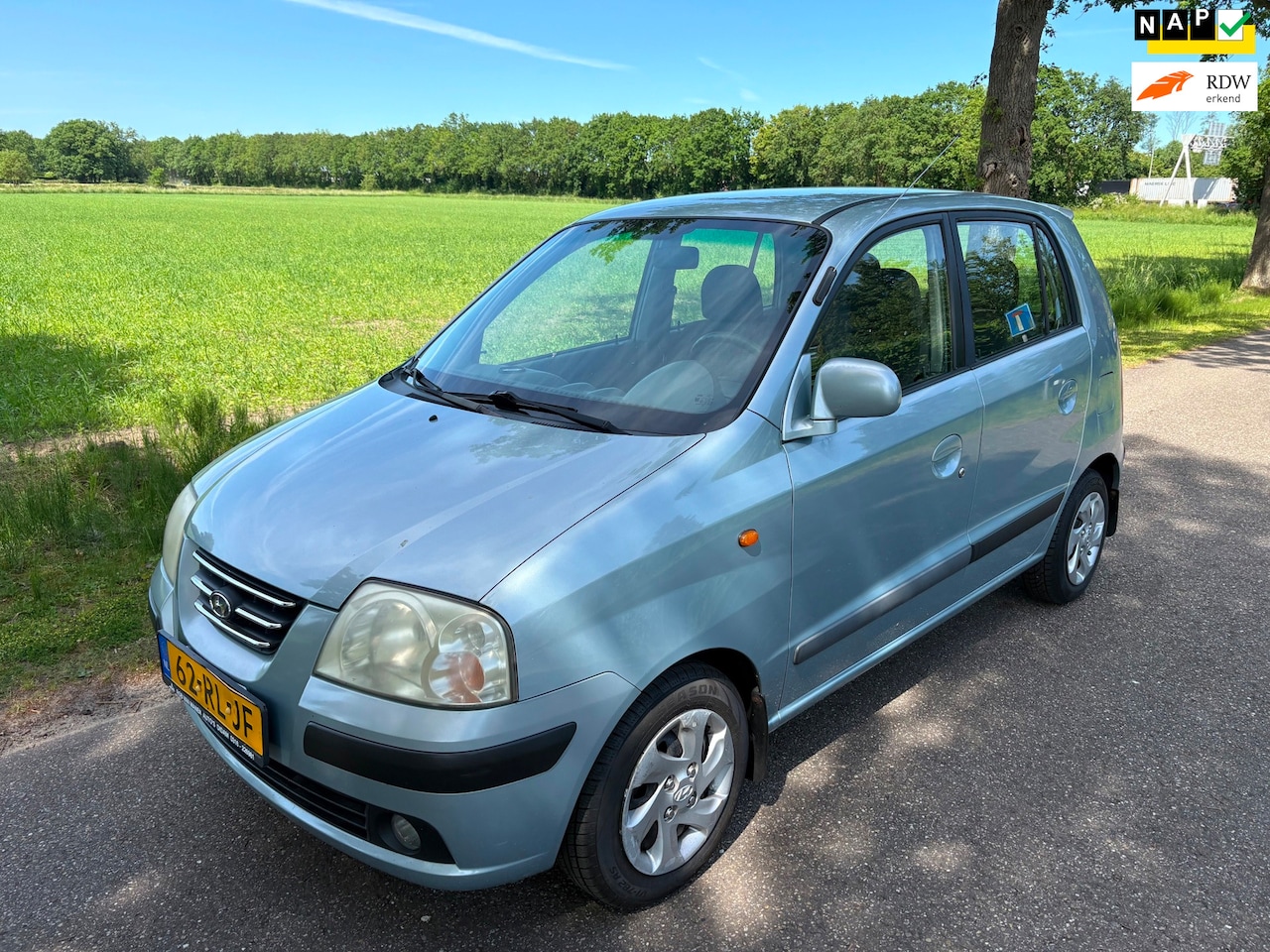 Hyundai Atos - 1.1i Dynamic Cool AUTOMAAT/Apk/75Dkm/AIRCO/Rijdt perfect - AutoWereld.nl