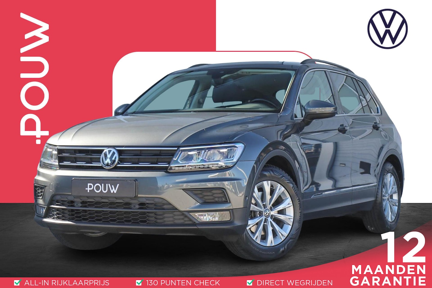 Volkswagen Tiguan - 1.5 TSI 150pk DSG Comfortline | Trekhaak | Navigatie | Achteruitrijcamera | App Connect - AutoWereld.nl