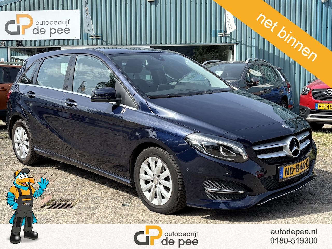 Mercedes-Benz B-klasse - 180 Ambition GARANTIE/AUTOMAAT/CRUISE/AIRCO/NAVI/PDC/LICHTMETAAL rijklaarprijs! - AutoWereld.nl