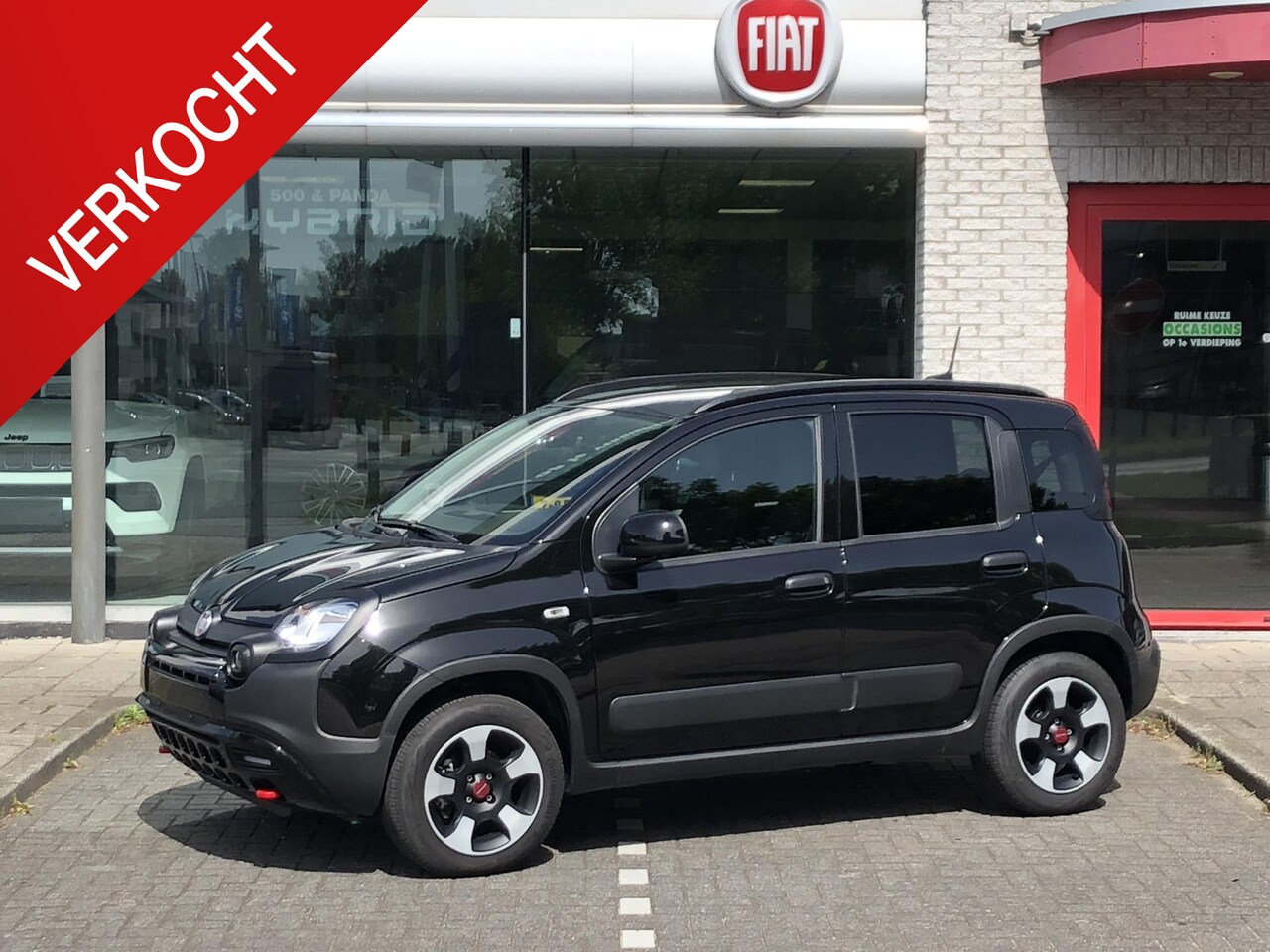 Fiat Panda - 1.0 Hybrid Cross AIRCO|APPLE/ANDROID|PDC|5-PERSOONS - AutoWereld.nl