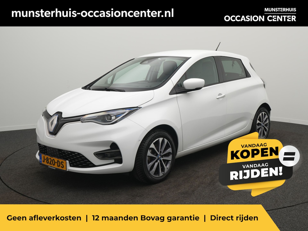 Renault Zoe - R135 Intens 52 kWh - RIJKLAARPRIJS - All Seasonbanden - Achteruitrijcamera - 9,3 inch sche - AutoWereld.nl