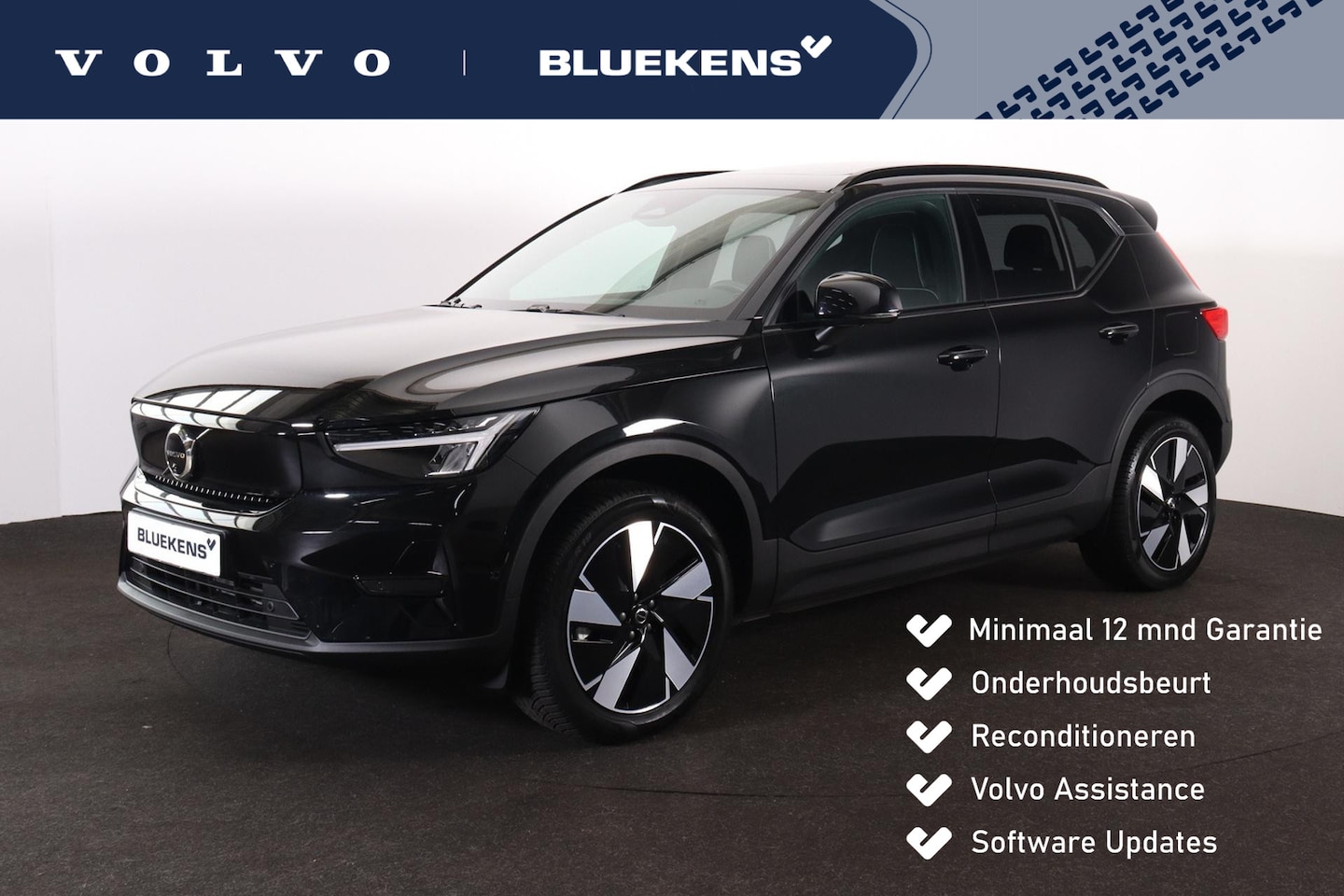 Volvo EX40 - Extended Range Ultra Black Ed. 82 kWh - Panorama/schuifdak - IntelliSafe Assist & Surround - AutoWereld.nl