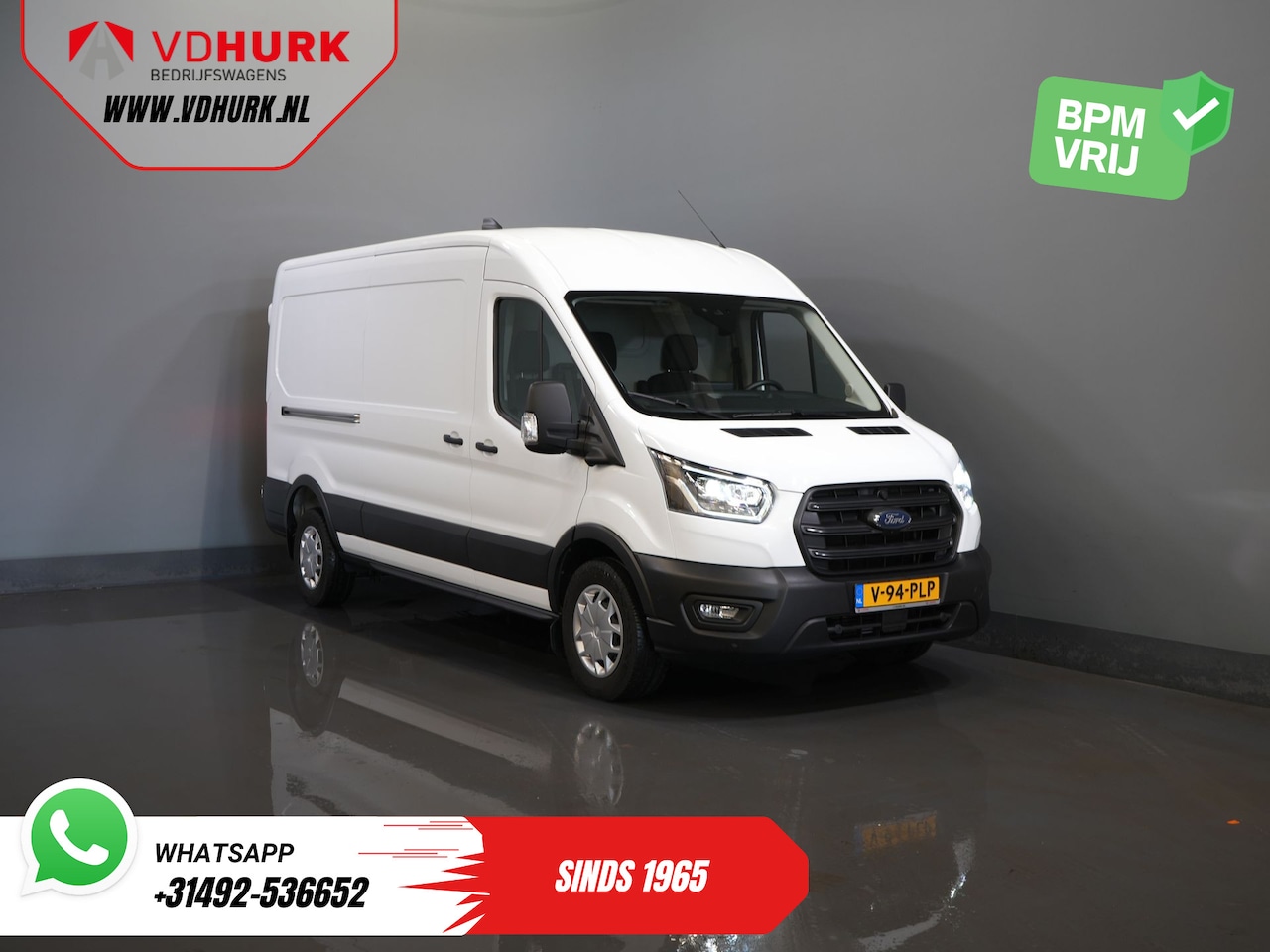 Ford Transit - 2.0 TDCI 170 pk Aut. L3H2 Adapt.Cruise/ Bi-Xenon/ 360Gr.Camera/ Carplay/ Climate/ PDC/ Tre - AutoWereld.nl