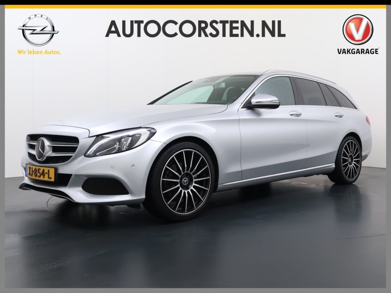 Mercedes-Benz C-klasse Estate - 180T 157PK Automaat Premium Plus Trekhaak Adap.Cruise Distronic Plus Navi Ecc Pdc Led Stoe - AutoWereld.nl