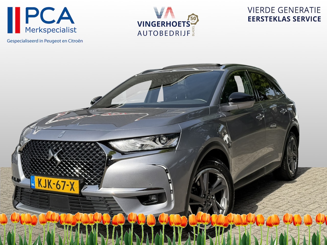 DS 7 Crossback - 1.6-16v. * Rivoli * AUTOMAAT * 180 Pk Benzine * KJK-67-X * * Trekhaak * Zwart Leder * Schu - AutoWereld.nl