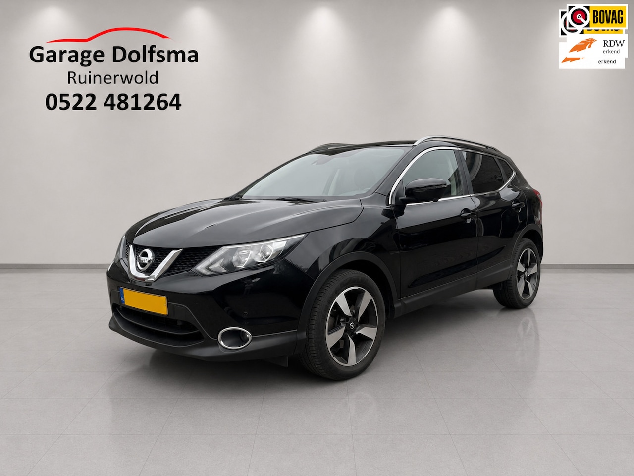 Nissan Qashqai - 1.2 N-Connecta-NL auto-pano dak-navi-trekhaak- - AutoWereld.nl
