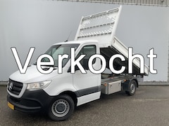 Mercedes-Benz Sprinter - 314 2.2 CDI L2 Kipper Airco Cruise 3 Zits Navi Camera Bakmaat L.350/B.195/H.040 CM. Euro 6