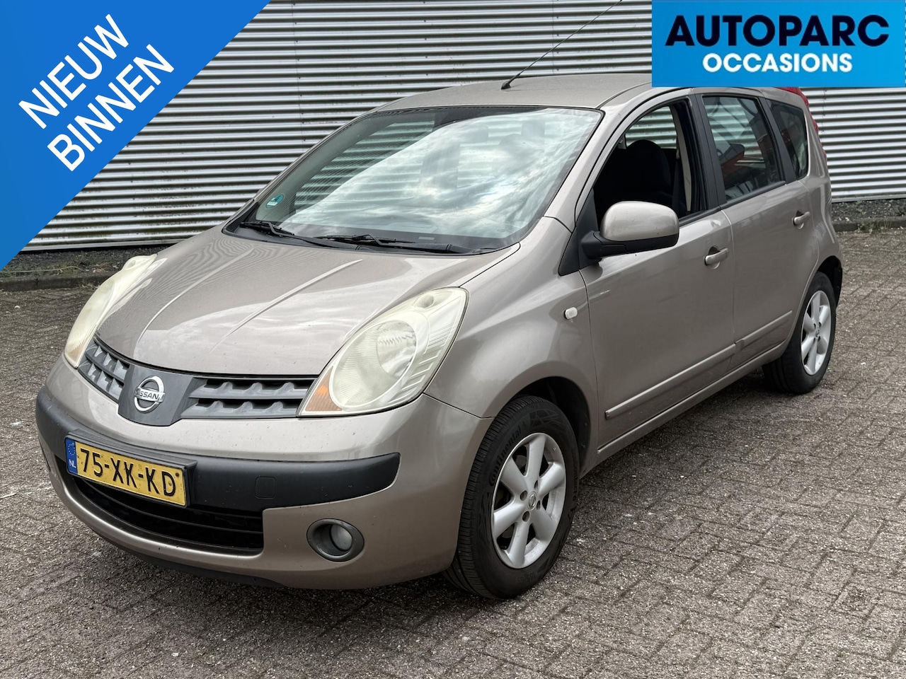 Nissan Note - 1.6 Acenta 1.6 Acenta , AIRCO, TREKHAAK, ELECTR RAMEN, RIJDT PRIMA, MOOIE BUDGET 4 DRS. - AutoWereld.nl