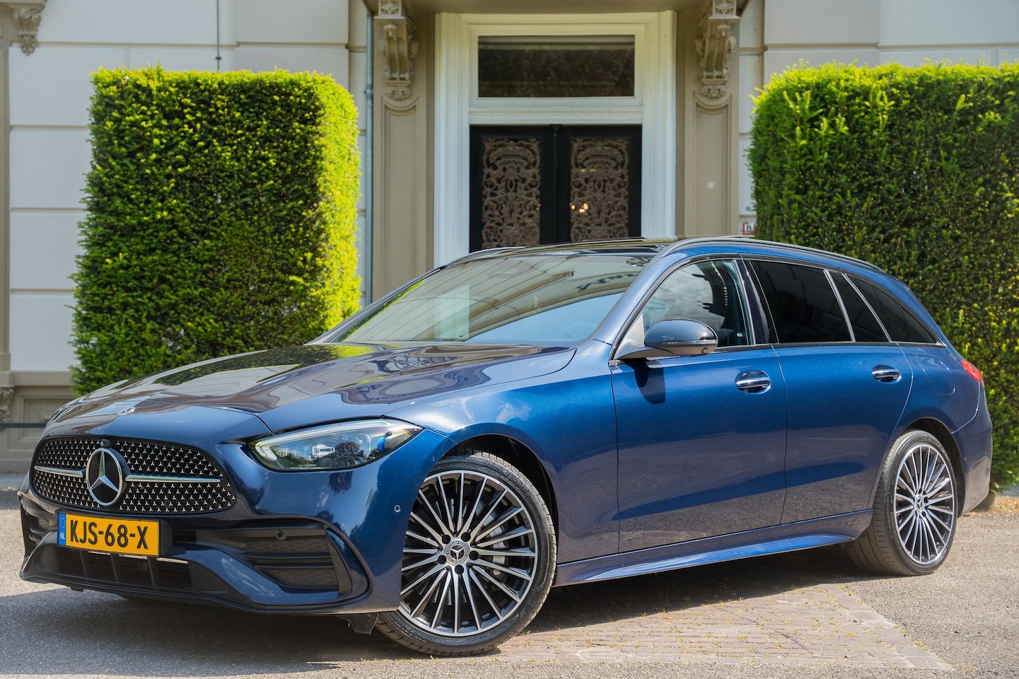 Mercedes-Benz C-klasse Estate - 300 e AMG Line Limited PANO | 360 CAM | HUD | LEDER | MEMORY | KEYLESS - AutoWereld.nl