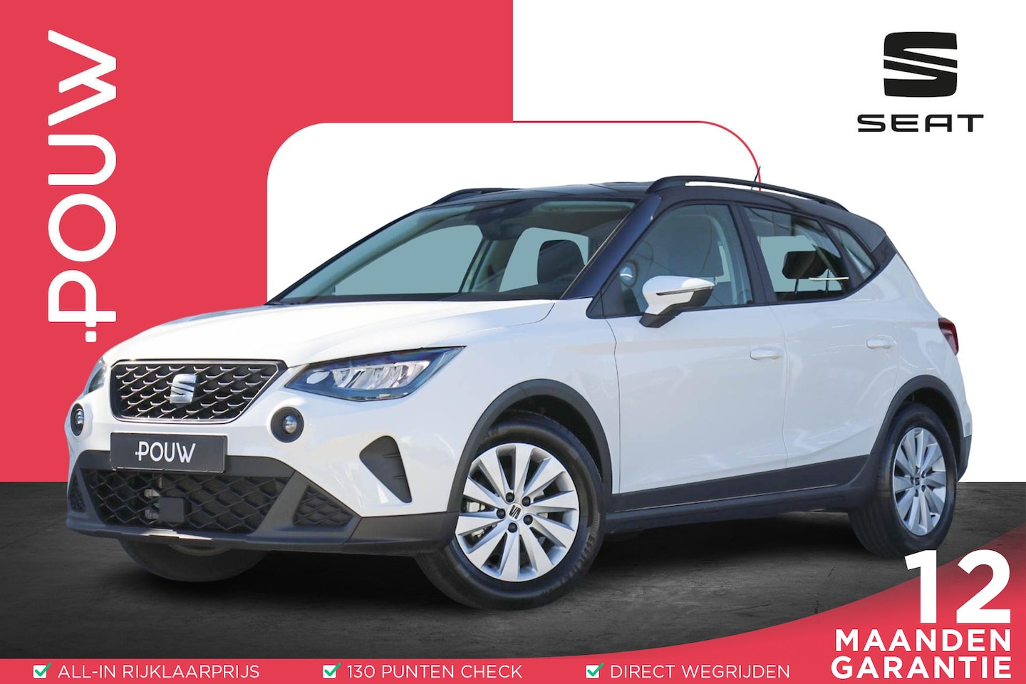 SEAT Arona - 1.0 TSI 95pk Style | App Connect | Climate Control | Parkeersensoren Achter - AutoWereld.nl