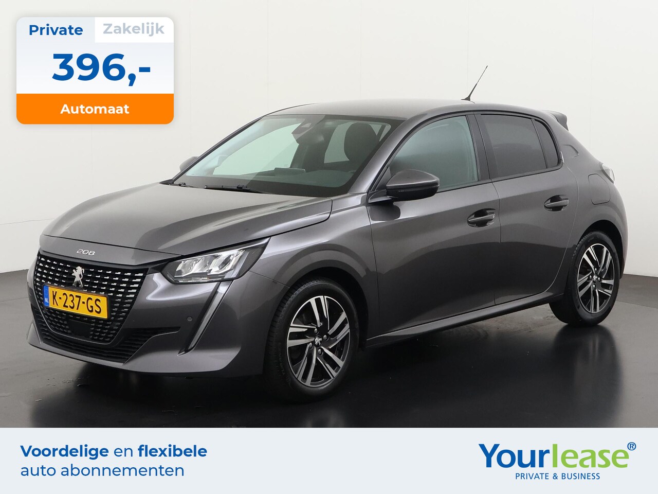 Peugeot 208 - 1.2 PureTech Allure 101PK Automaat | All-in 396,- Private Lease | Direct uit voorraad - AutoWereld.nl