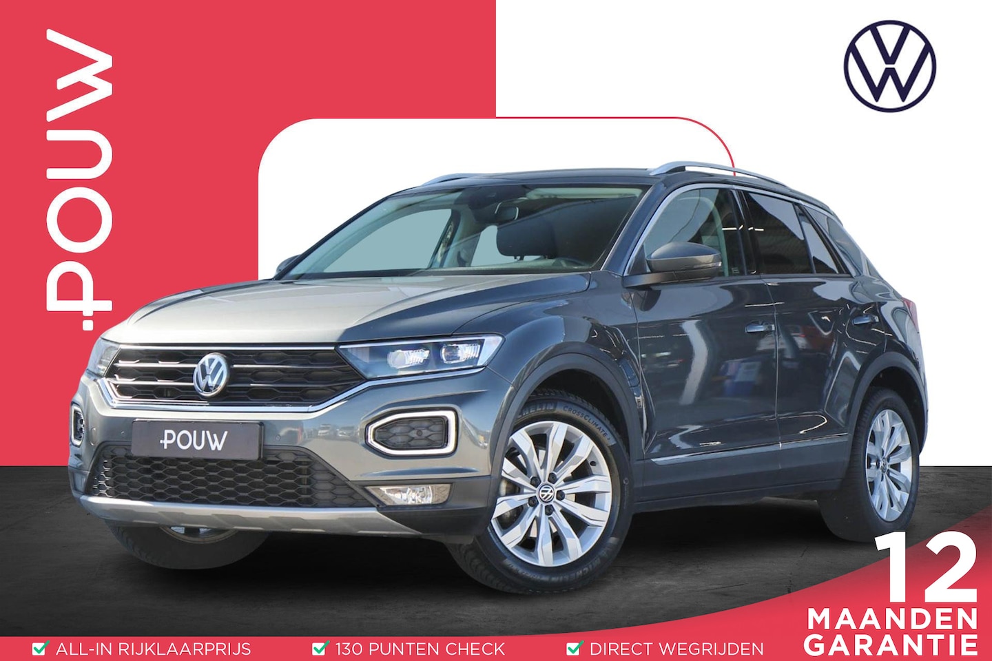 Volkswagen T-Roc - 1.5 TSI 150pk Sport | Navigatie | Achteruitrijcamera | Trekhaak - AutoWereld.nl