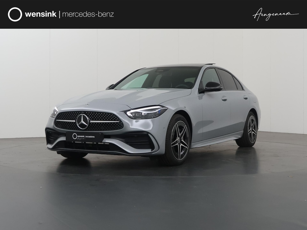 Mercedes-Benz C-klasse - 300 e Business Solution AMG | Panoramaschuifdak | Matrix Led | Keyless | 360°-camera | Com - AutoWereld.nl