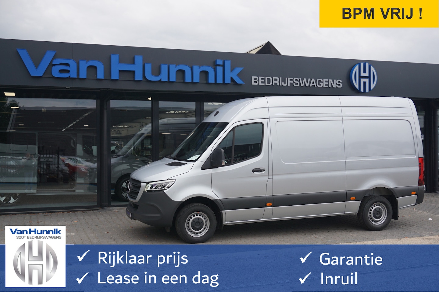 Mercedes-Benz Sprinter - 317CDI Pro L2H2 BPM VRIJ!! 10.25" Mbux Cam, Gev. Stoel, 3.5T Trekgewicht, LED!! NR. A - AutoWereld.nl