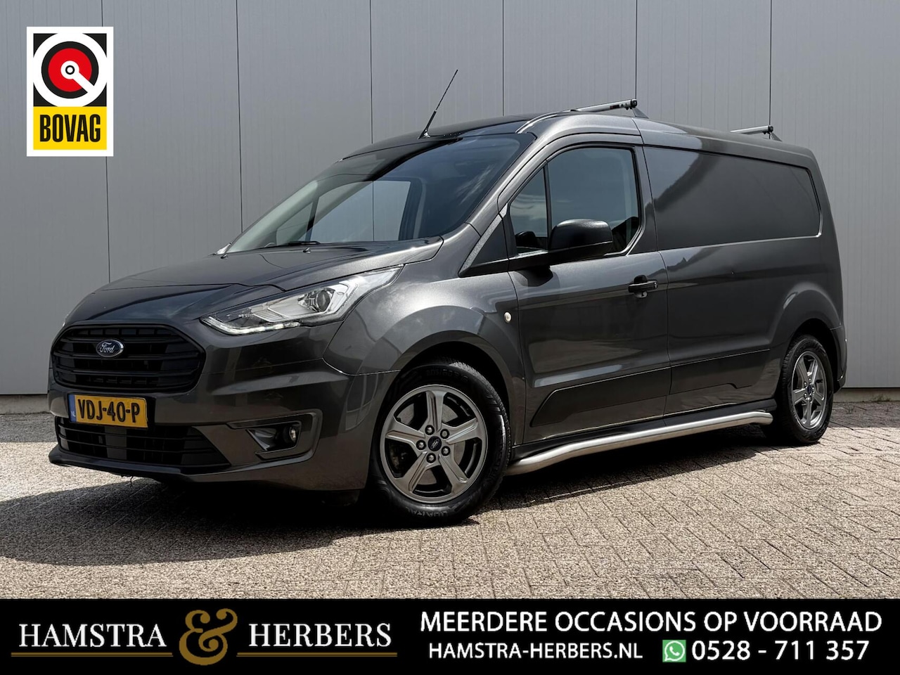 Ford Transit Connect - 1.5 EcoBlue L2 Trend antraciet automaat - AutoWereld.nl