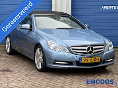 Mercedes-Benz E-klasse Cabrio - 200 CGI Avantgarde * Airco * Cruise Control * NAVI * Stoel/Nekverwarming