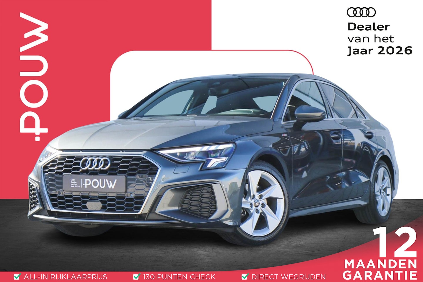 Audi A3 Limousine - 30 TFSI 110pk S-tronic S edition | Apple Carplay/Android Auto | Parkeerhulp Achter | Cruis - AutoWereld.nl