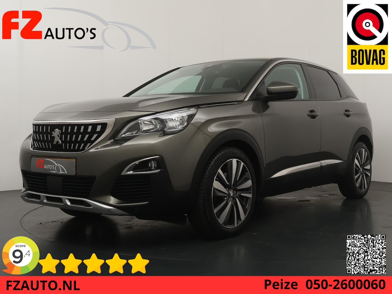 Peugeot 3008 - 1.2 PureTech Allure - Navigatie - Climate Control - Trekhaak - AutoWereld.nl