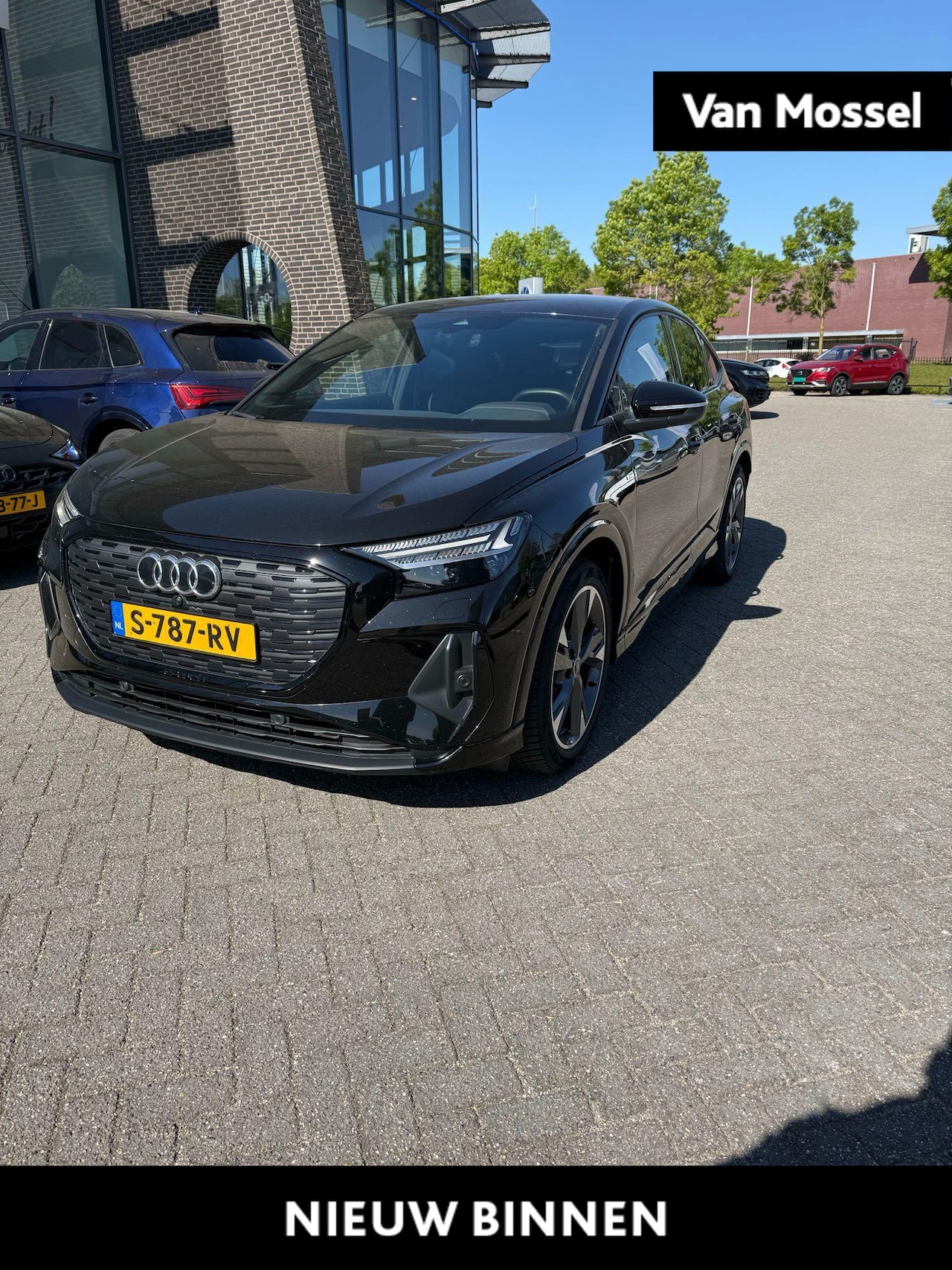 Audi Q4 Sportback e-tron - 35 Advanced edition 55 kWh | S-Line | Automaat | Navigatiesysteem | Stoelverwarming | Priv - AutoWereld.nl