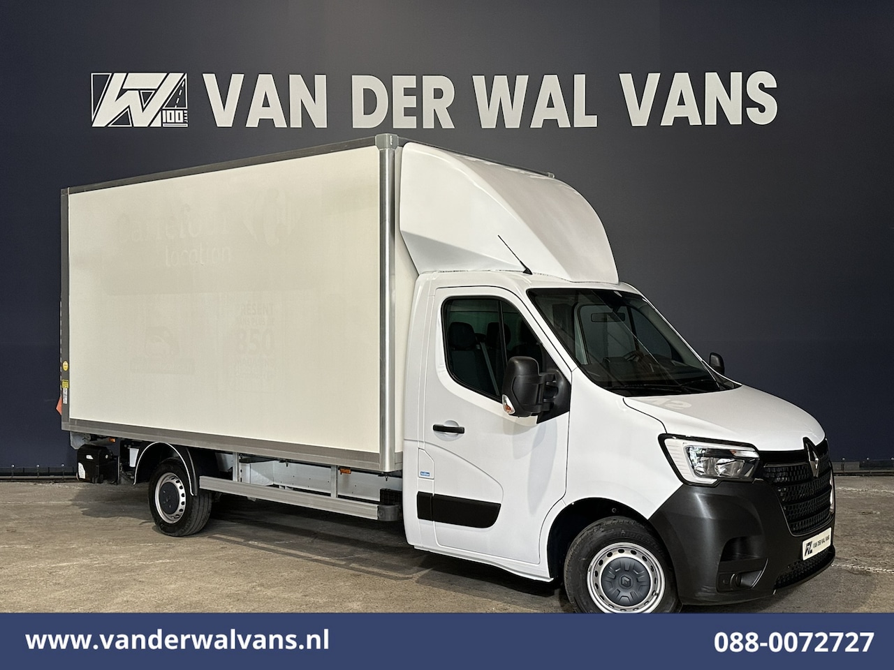 Renault Master - 2.3 dCi 146pk Bakwagen 222cm Hoog Laadklep Euro6 Airco | Navigatie | Camera | LED | Cruise - AutoWereld.nl