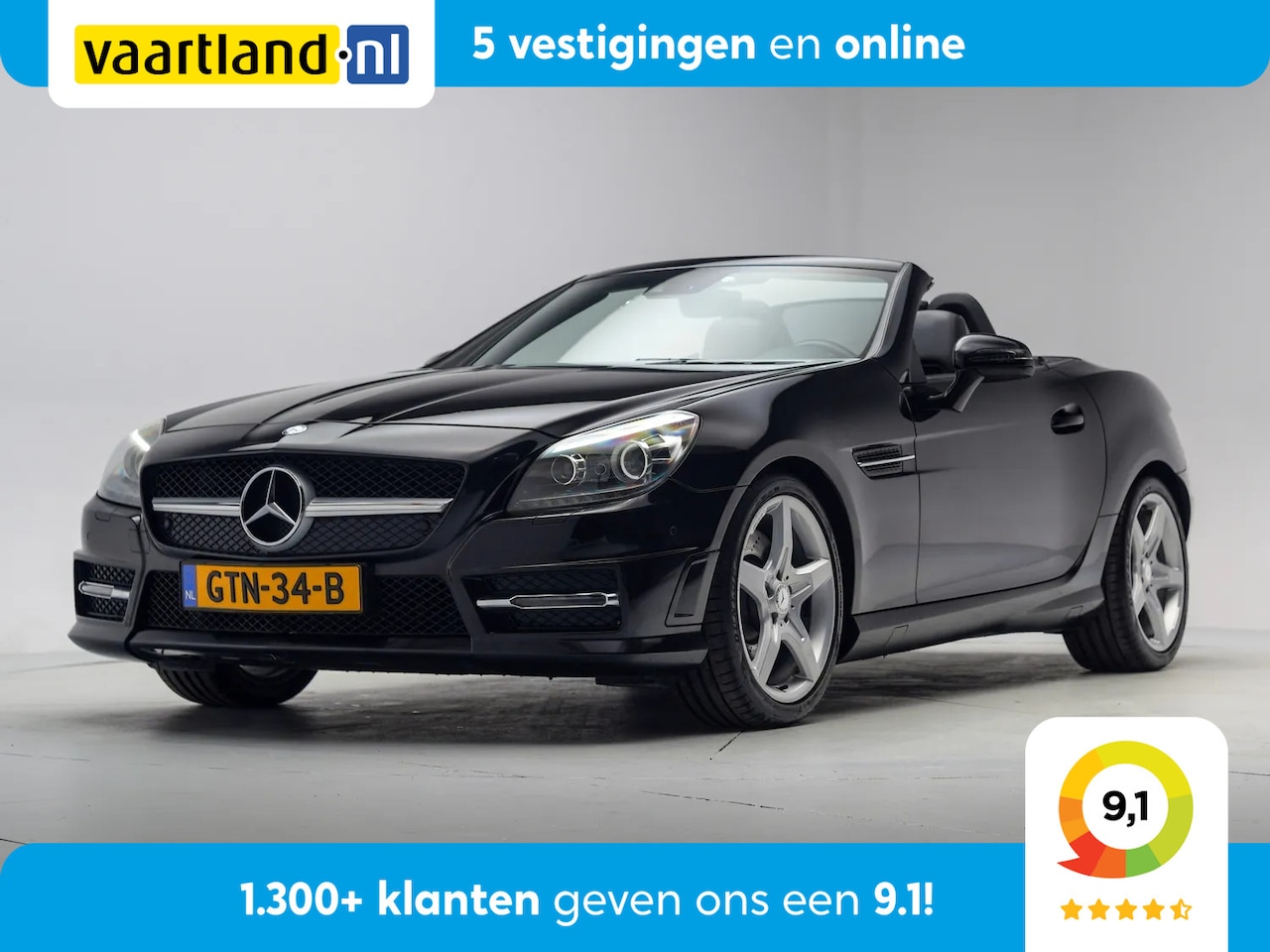 Mercedes-Benz SLK-klasse - 350 AMG Line Aut. [ Leder Airscarf Navi ] - AutoWereld.nl