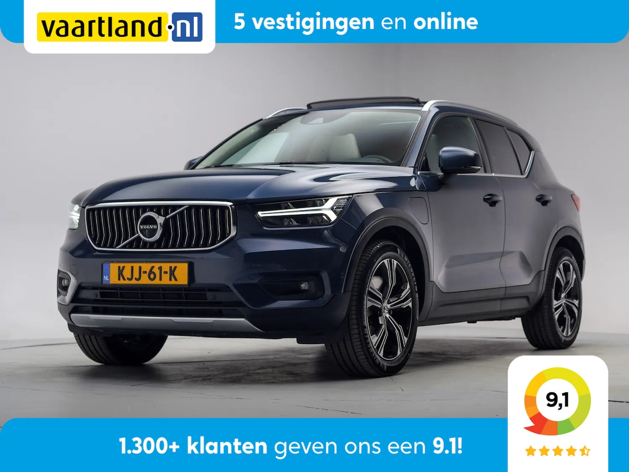 Volvo XC40 - T5 Recharge Inscription Luxe Aut. [ Panorama Harman/Kardon Leder Stoelverwarming ] - AutoWereld.nl