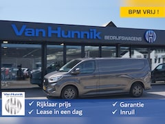 Ford Transit Custom - 300L 170PK Aut. Limited BPM VRIJ 13" Navi, Adap. Cruise, Leder, Trekhaak, 17" LM, LED NR