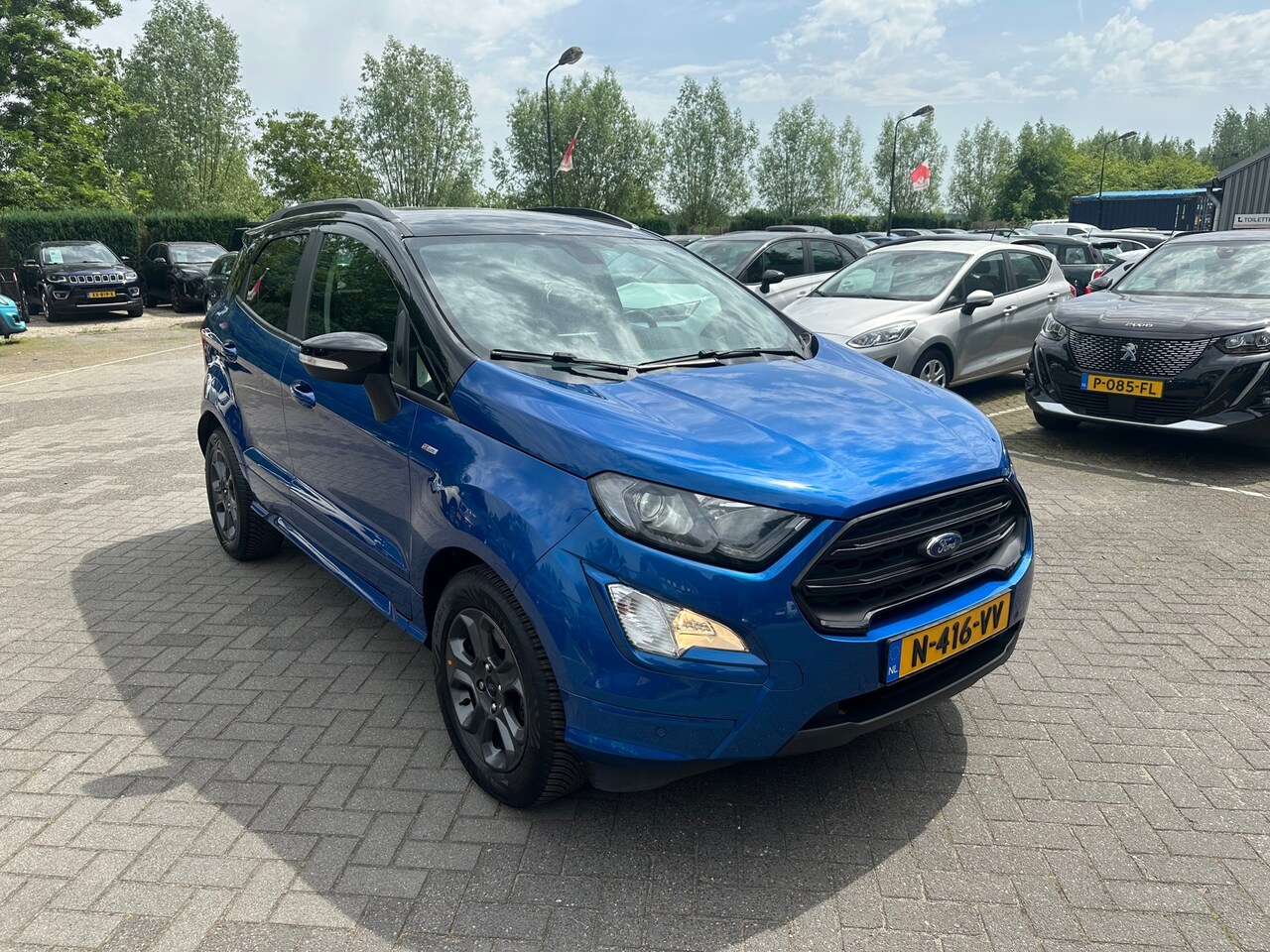 Ford EcoSport - 1.0 EcoBoost ST-Line Black 1.0 EcoBoost ST-Line Black , automaat , pdc met camera , schuifdak , trekhaak - AutoWereld.nl