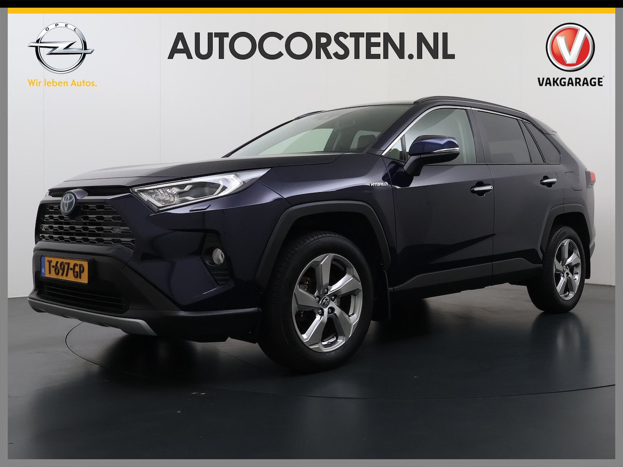 Toyota RAV4 - 2.5I Hybrid Leder+Verwarming+Memory Adap.Cruise Navi Camera Ecc Apple Carplay Android Auto - AutoWereld.nl