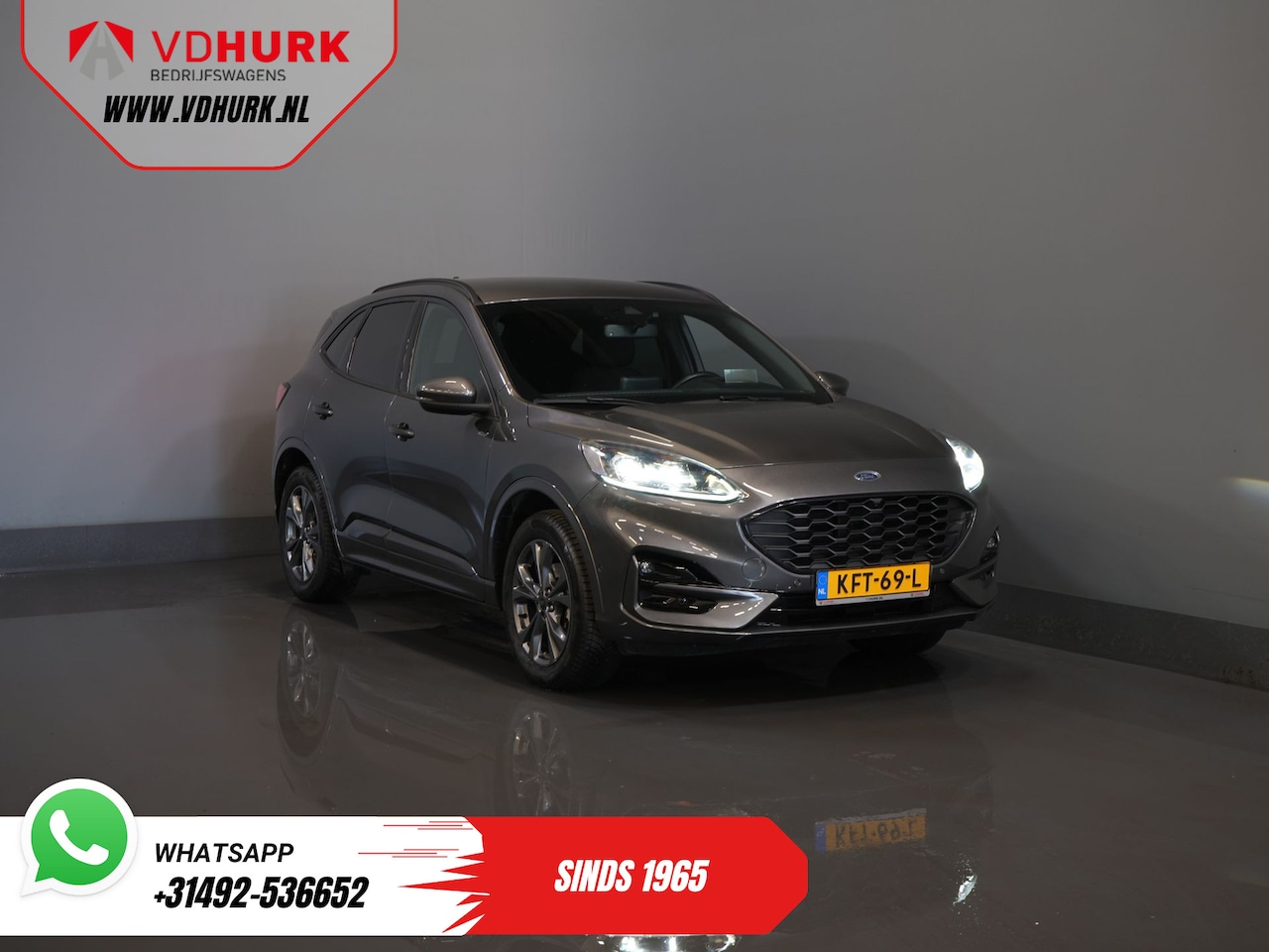Ford Kuga - 2.5 PHEV 225 pk ST-Line LED/ Head-Up/ Adapt.cruise/ Keyless/ Elek.klep/ Stoelverw/ Stuurve - AutoWereld.nl