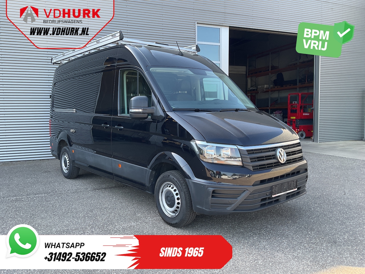 Volkswagen Crafter - 2.0 TDI 180 pk DSG Aut. L3H3 Carplay/ Gev.Stoel/ 270Gr.Deuren/ Navi/ Imperiaal+Ladder/ Cam - AutoWereld.nl