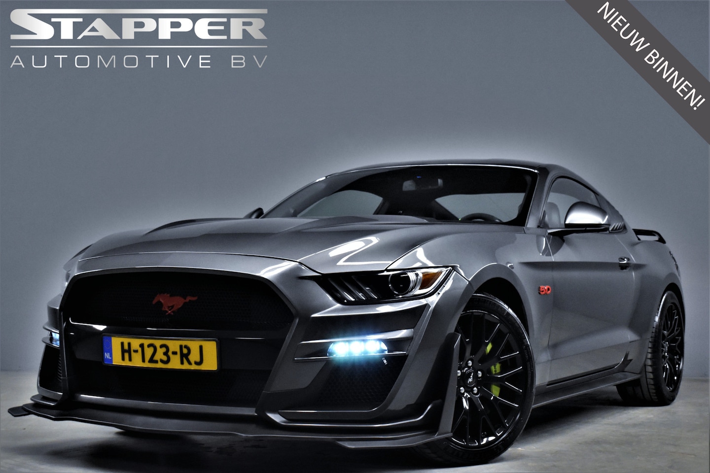 Ford Mustang Fastback - 5.0 GT 422pk Automaat Carplay/Xenon/Led/Leer/Keyless/Climate/Stoelverw./Lmv19" - AutoWereld.nl