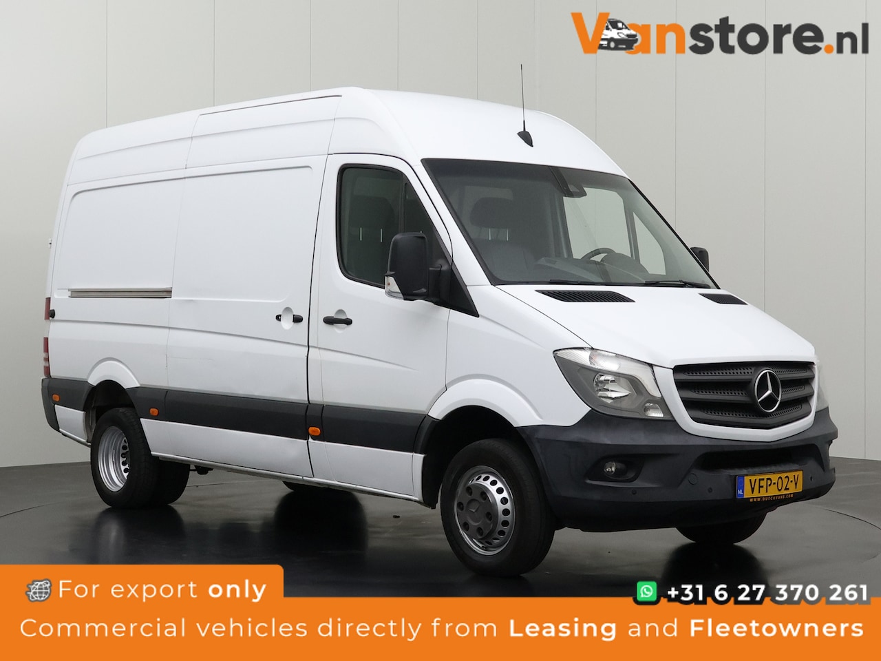 Mercedes-Benz Sprinter - 516CDI L2H2 Dubbellucht | 3500Kg Trekhaak | Airco | 3-Zits - AutoWereld.nl