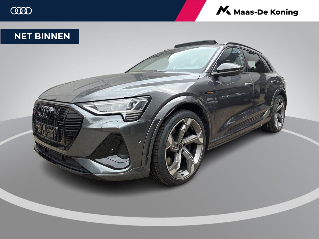 Audi e-tron - S quattro 95 kWh 503pk · Panoramadak · Luchtvering · Camera · Leder Valcona · B&O Sound · - AutoWereld.nl