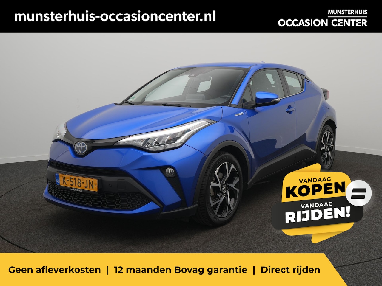 Toyota C-HR - 2.0 Hybrid Dynamic - RIJKLAARPRIJS - Adaptive Cruise Control - Achteruitrijcamera - Cruise - AutoWereld.nl
