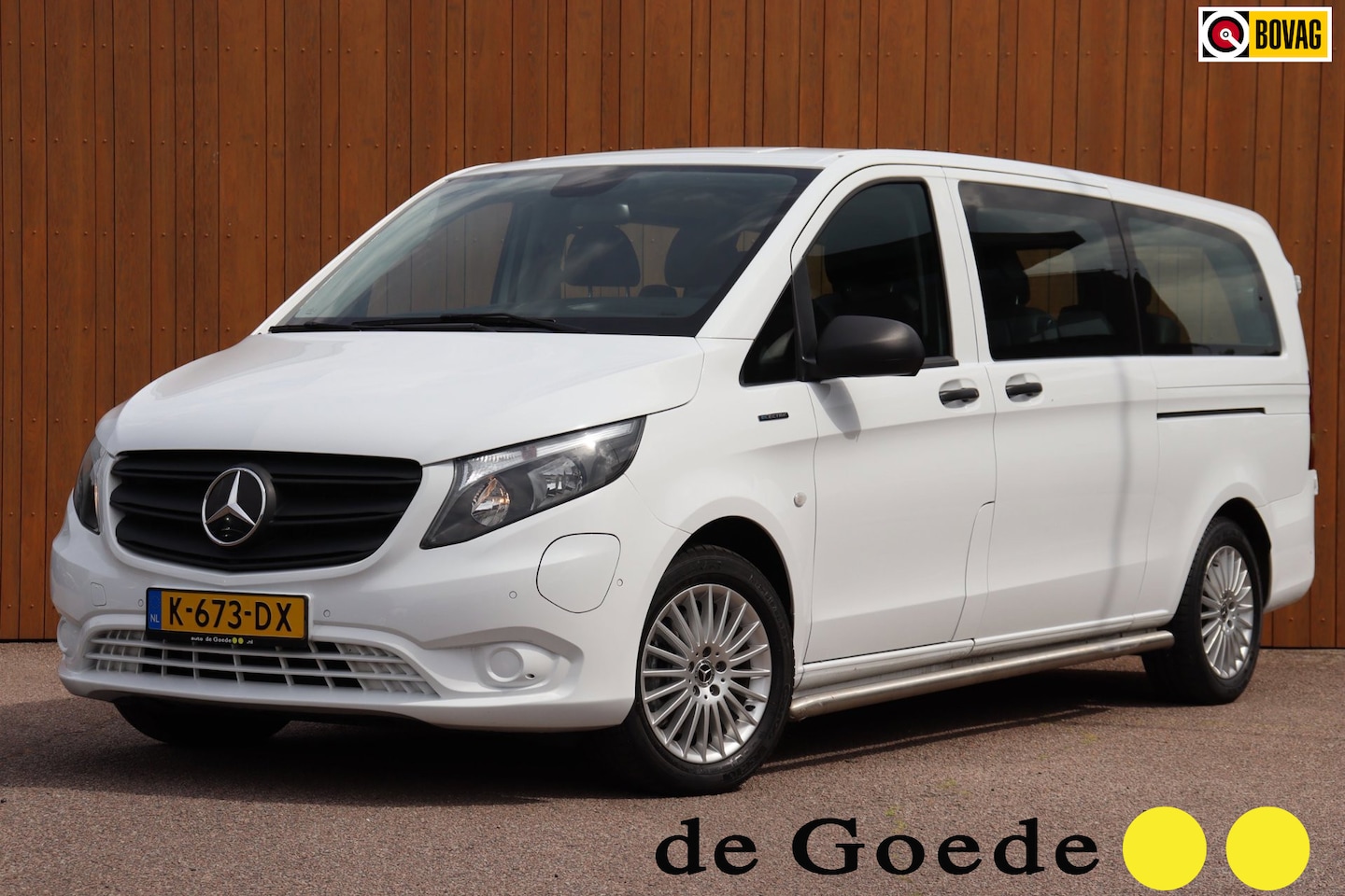 Mercedes-Benz eVito Tourer - PRO L3 90 kWh 350km 9-persoons 37.967,ex. l-vloerrail el.schuifdeuren snelladen leer+vw - AutoWereld.nl