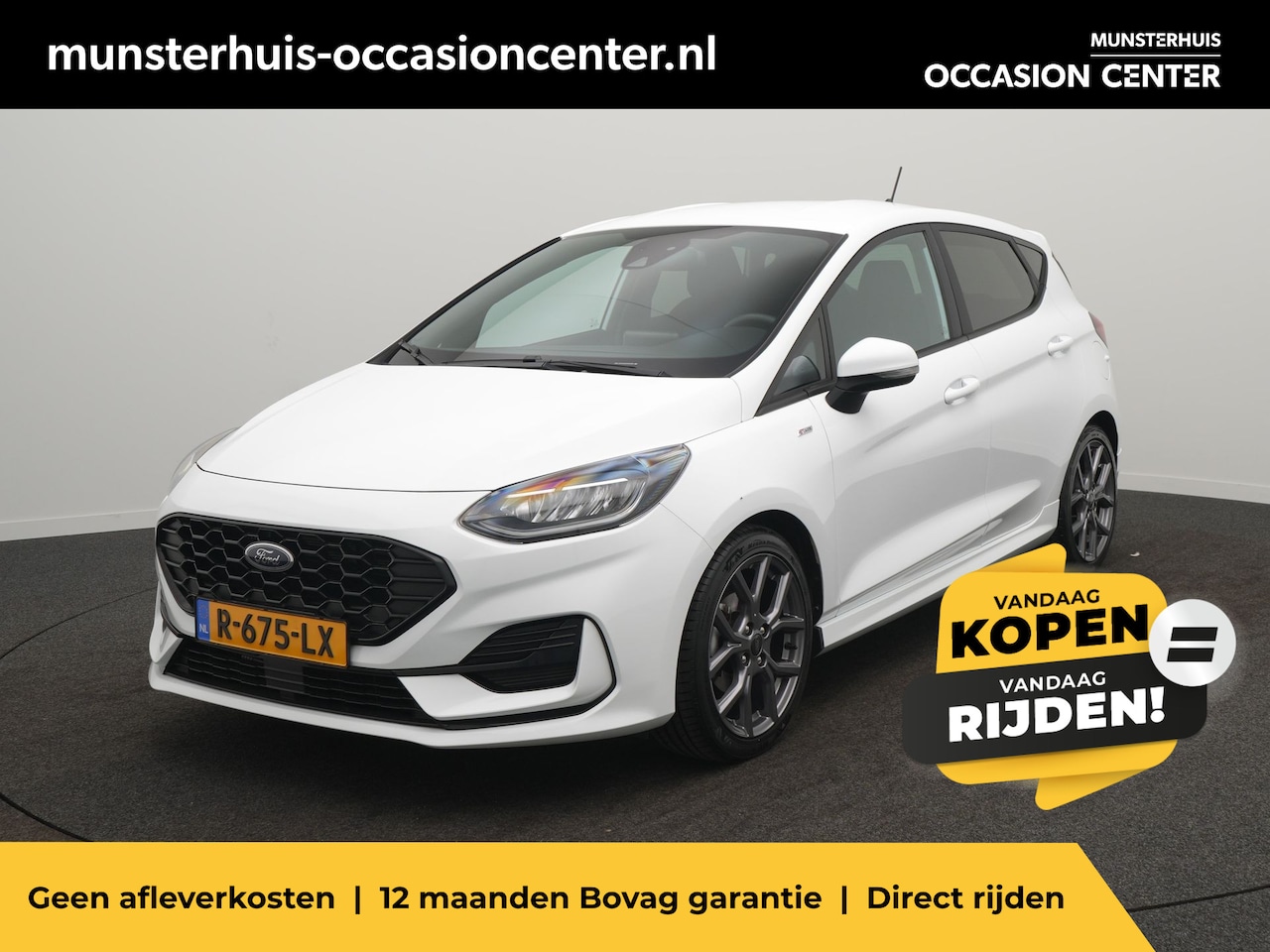 Ford Fiesta - 1.0 EcoBoost Hybrid ST-Line X - RIJKLAARPRIJS - Lage Kilometerstand! - Achteruitrijcamera - AutoWereld.nl