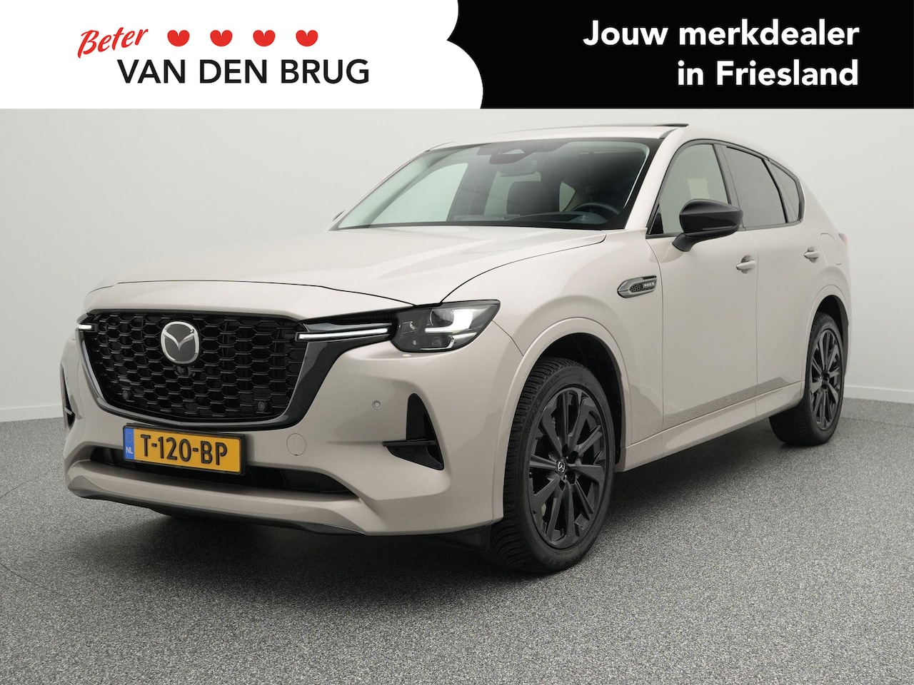 Mazda CX-60 - 2.5 e-SkyActiv PHEV 327pk Takumi | Panoramadak | Trekhaak | Lederen bekleding | BOSE | 250 - AutoWereld.nl