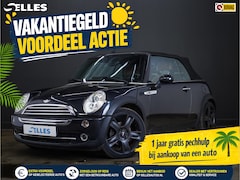 MINI Cabrio - 1.6 Cooper | NIEUWE APK | Side walk | Cabrio | Lederen bekleding |