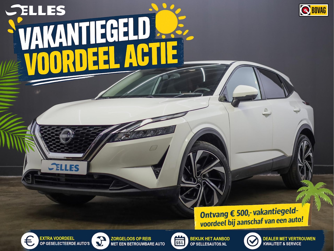 Nissan Qashqai - 1.3 MHEV Xtronic N-Connecta | Stuur en Stoelverwarming | Apple Carplay & Android Auto | P - AutoWereld.nl