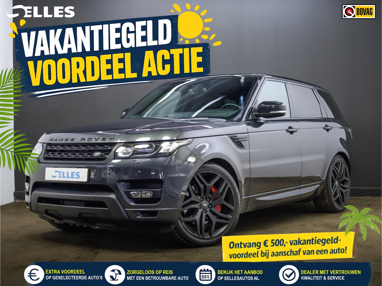 Land Rover Range Rover Sport - 3.0 SDV6 HSE Dynamic | 4X4 | Lederen interieur | Airco | Climate Control | Panorama dak | - AutoWereld.nl