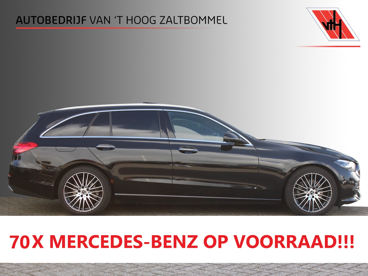 Mercedes-Benz C-klasse Estate - 200 AUT9 Launch Edition Luxury Line PANORAMADAK LEDER MEMORY BURMESTER SFEER 360-CAMERA KE - AutoWereld.nl