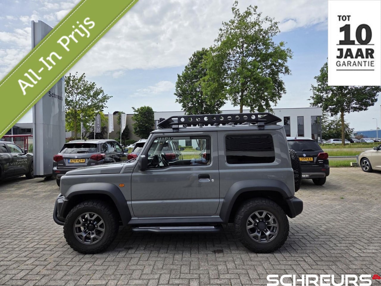 Suzuki Jimny - 1.5 Professional|Special Edition|Leer|Bull bar|RoofRack|LED-bar - AutoWereld.nl