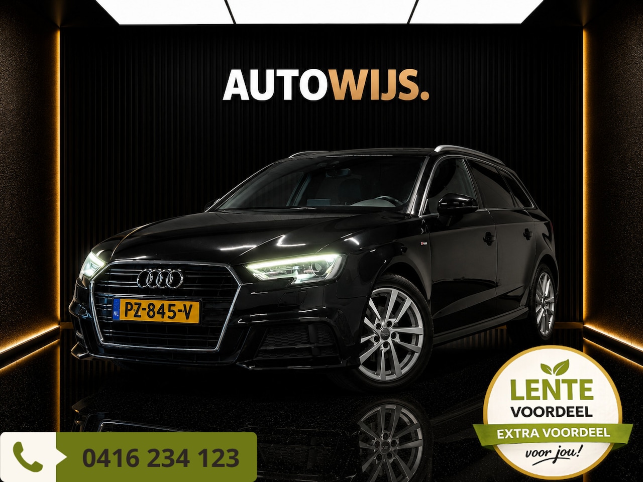 Audi A3 Sportback - 1.0 TFSI Design Pro Line Plus|S-LINE|NAVI|NL AUTO|CLIMA|LED|170DKM - AutoWereld.nl