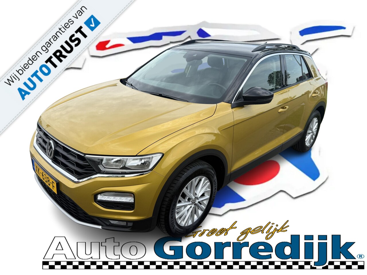Volkswagen T-Roc - 1.5 TSI Style LEER,NAVI,ADAPTIEVE CRUISE,TREKHAAK - AutoWereld.nl