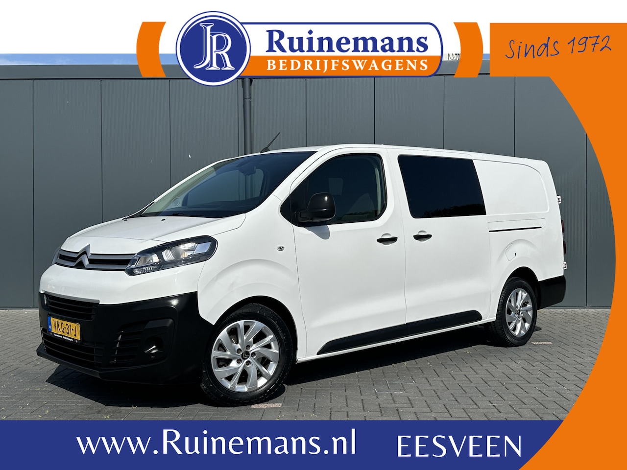 Citroën Jumpy - 2.0 BlueHDI 180 PK / AUTOMAAT / L3H1 / DUBBEL CABINE / 2x SCHUIFDEUR / TREKHAAK / CAMERA / - AutoWereld.nl